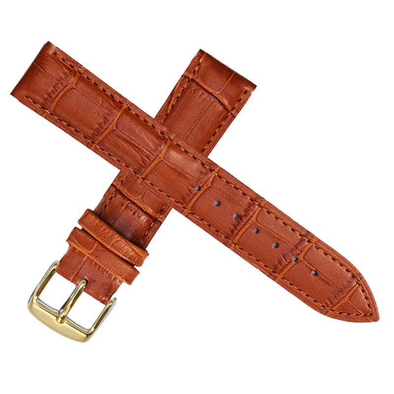 Universal Replacement Leather Watch Strap Leather Watchband for Men Women 12Mm 14Mm 16Mm 18Mm 19Mm 20Mm 21Mm 22Mm Watch Band