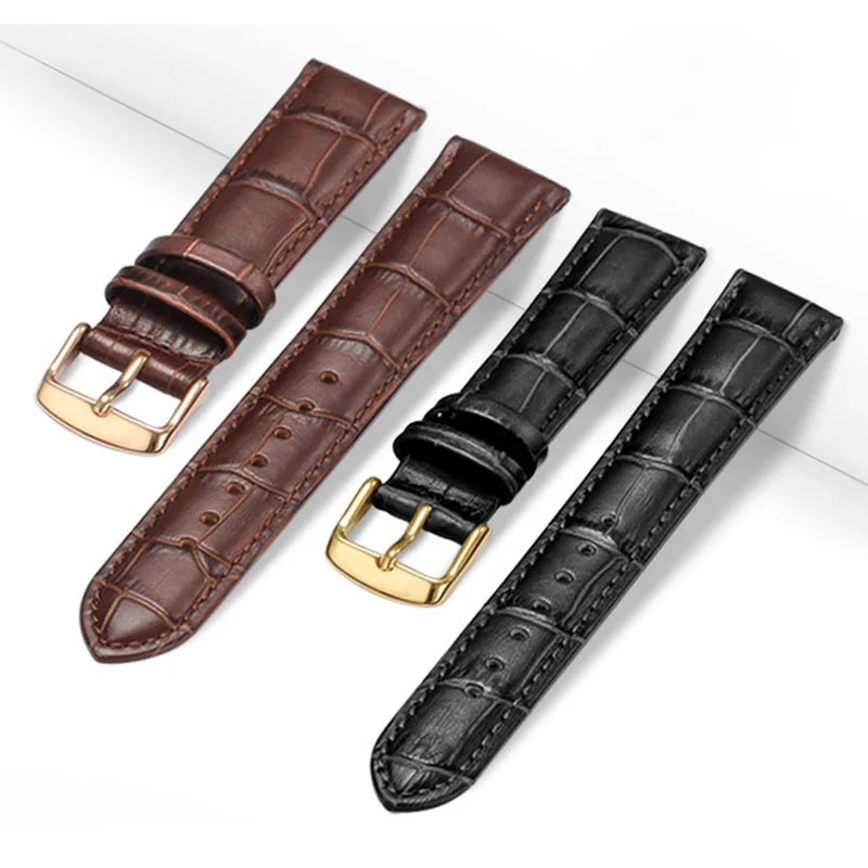 Universal Replacement Leather Watch Strap Leather Watchband for Men Women 12Mm 14Mm 16Mm 18Mm 19Mm 20Mm 21Mm 22Mm Watch Band