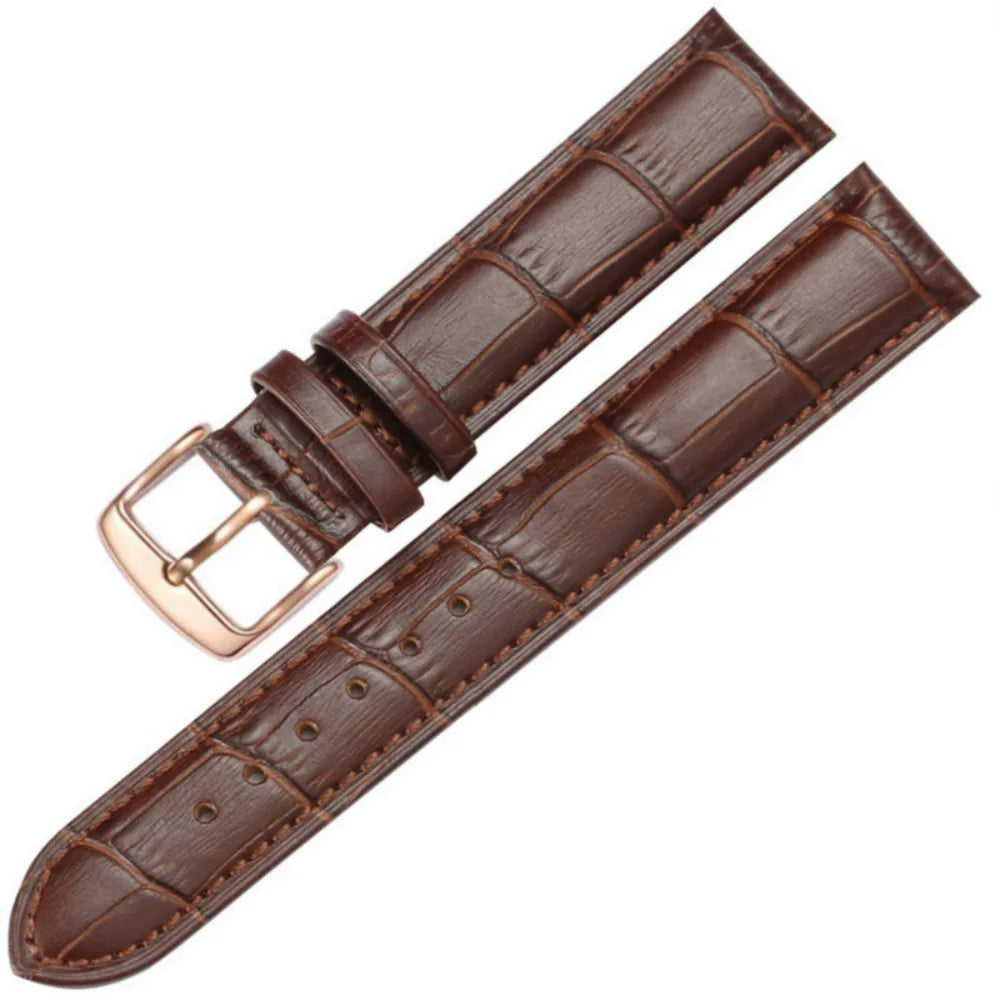 Universal Replacement Leather Watch Strap Leather Watchband for Men Women 12Mm 14Mm 16Mm 18Mm 19Mm 20Mm 21Mm 22Mm Watch Band